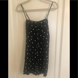 Forever 21 black white polka dot  dress Small
